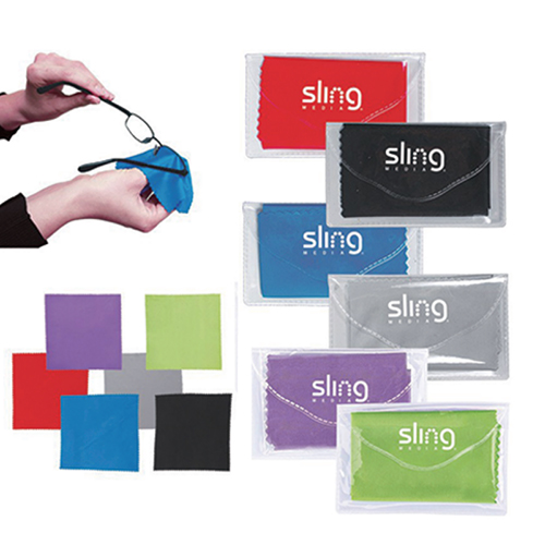 Microfiber Cloths in Clear Pouch