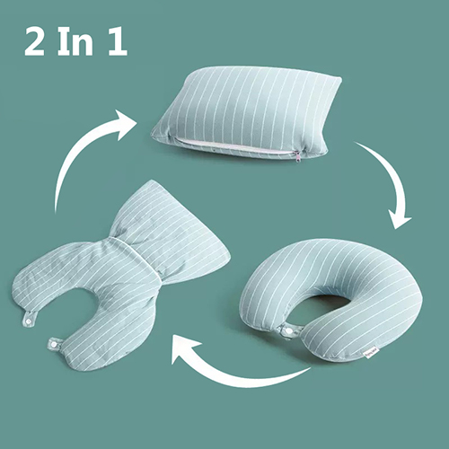 2-in-1 Foam Particle Transformable Pillow 
