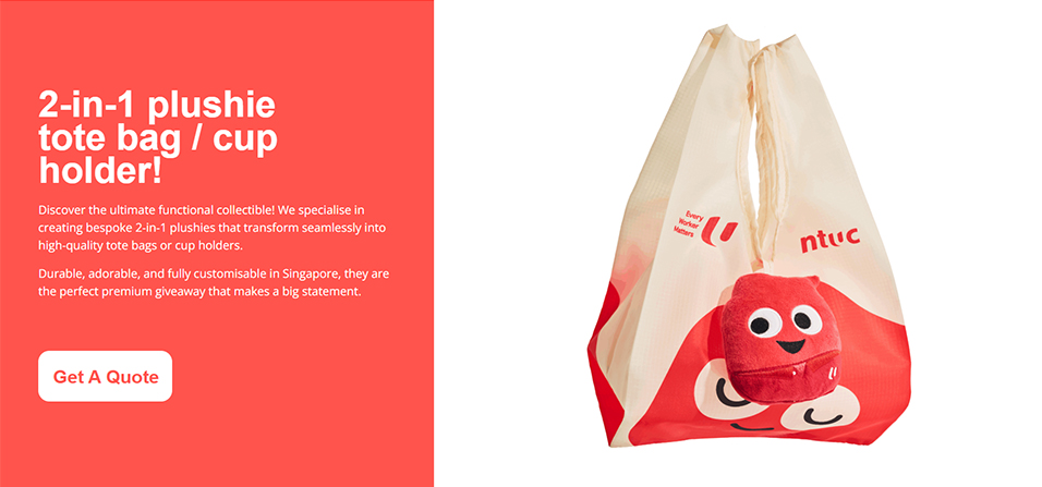 Plush with Reusable Bag